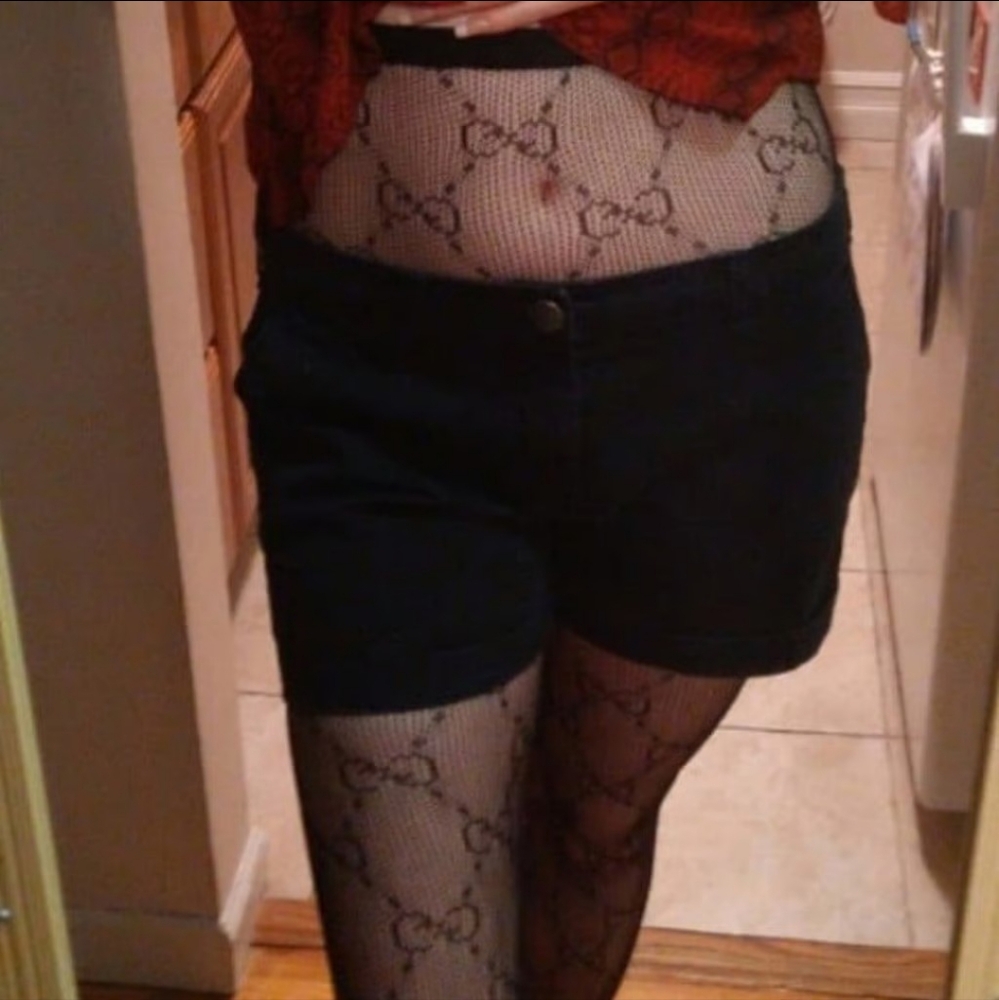 GG pattern lace tights - Picture 3 of 3